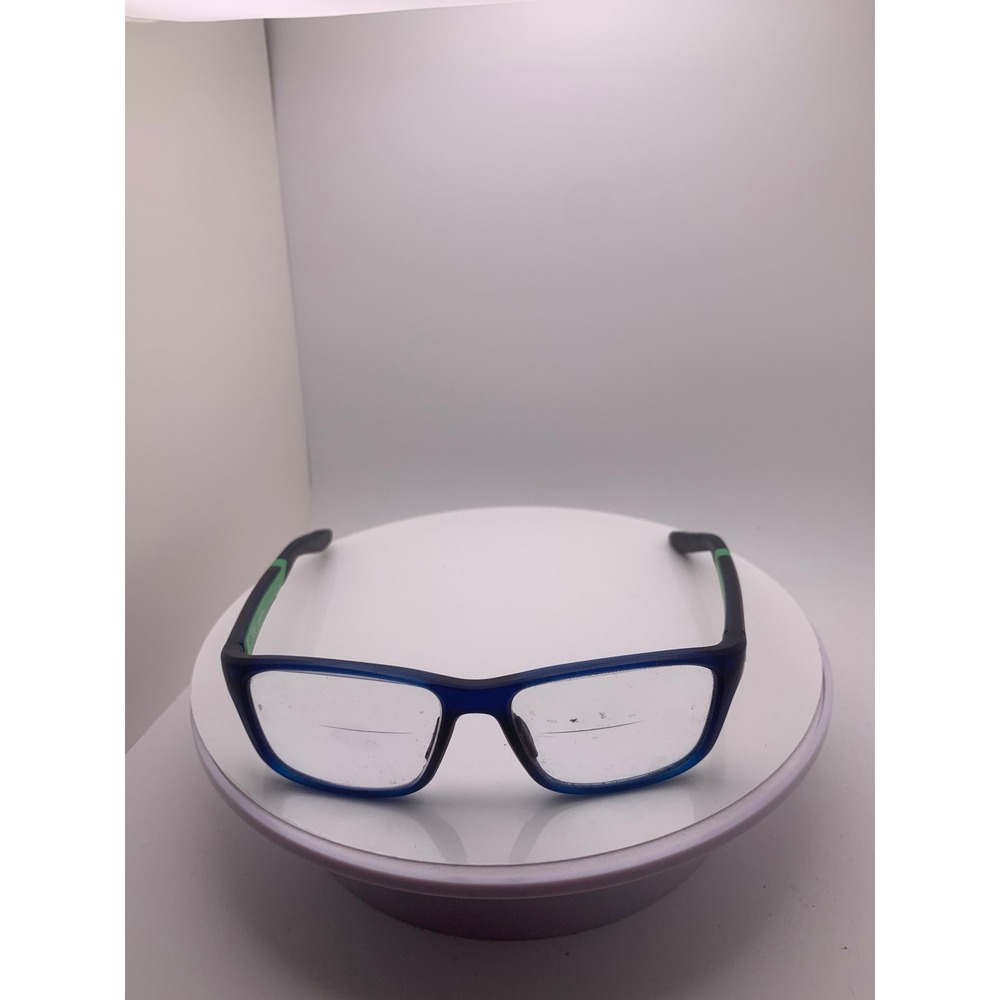 Nike 5045 403 Navy Blue Green Rectangular Glasses 50-14-130 Unisex Frames Only